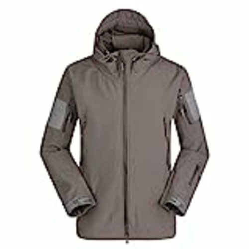 Vendo Haobing Hombres Softshell Militar Chaqueta Impermeable Respirable Senderismo Camping Abrigo al Aire Libre Táctica Chaquetas (Gris, CN 2XL)