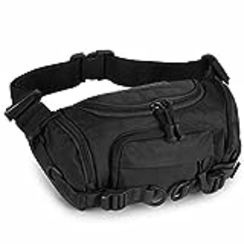 Vendo Selighting Riñonera Militar Hombre Cinturon Táctico Bolso Cintura Deportiva Bolsa Organizador de Telefono Llaves para Caza Viaja Escalada Pesca Running (Negro)