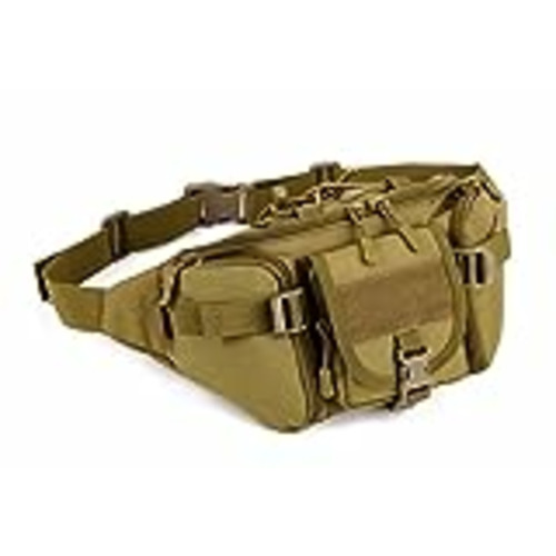 Vendo Yakmoo Bolso de Cintura Estilo Militar Táctico Bolsa de Riñonera Impermeable Molle Sistema al Aire Libre Marrón