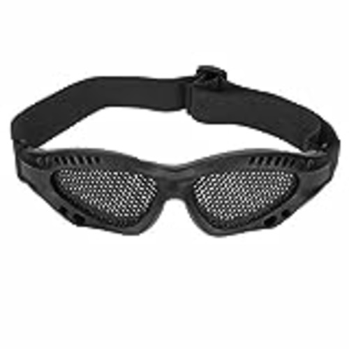 Vendo Tbest Gafas Protectoras de Malla, Gafas de Malla Metal Ajustable Gafas de Protección Deportiva Airsoft con Correa Ajustable reemplazo para Disparos de Juego de CS Militar Táctico Al Aire Libre(negro)