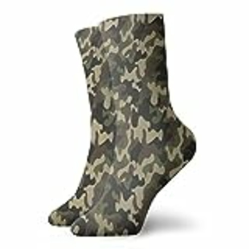 Vendo IUBBKI Calcetines de camuflaje militar abstractos para hombres y mujeres, calcetines atléticos transpirables, 30 cm, Como se muestra en la imagen, Talla única