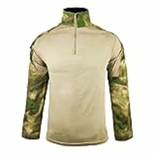 Vendo Innerternet Camiseta de manga larga táctica con cremallera 1/4, deportiva, para militares y airsoft, para caza, camping, senderismo, invierno, 1/4, con cremallera, para airsoft, a, L