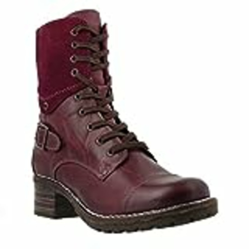 Vendo Corto en el tobillo zapatos de tacón de moda botas mujeres militares hombres 46, rojo, 38 EU