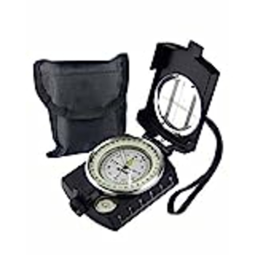 Vendo AOFAR Brújula militar AF-4580 - Navegación de observación lente negra, impermeable y a prueba de sacudidas, con calculadora de distancia para medir mapas