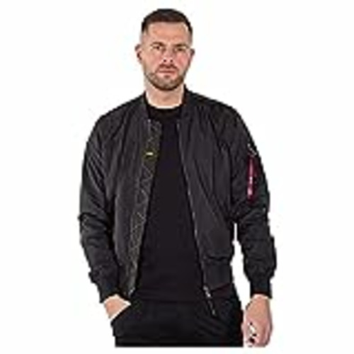 Vendo ALPHA INDUSTRIES MA-1 Parachute Chaqueta, Negro (Black-03), L para Hombre