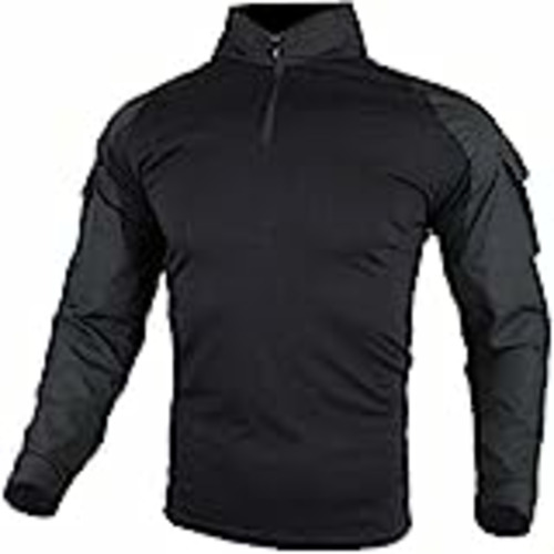 Vendo zuoxiangru Camiseta de Combate táctica para Hombres, Camisa Multicam Transpirable Ripstop para Caza Militar Airsoft (Negro, EU XL=Tag 3XL)