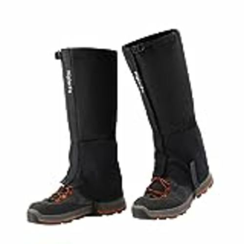 Vendo Hipier Polainas Impermeables Caza Hombre Prueba de Viento Transpirables Antipicaduras Polainas de Nieve para Senderismo Y Escalada Montaña Esquí Acampada (L, Negro)