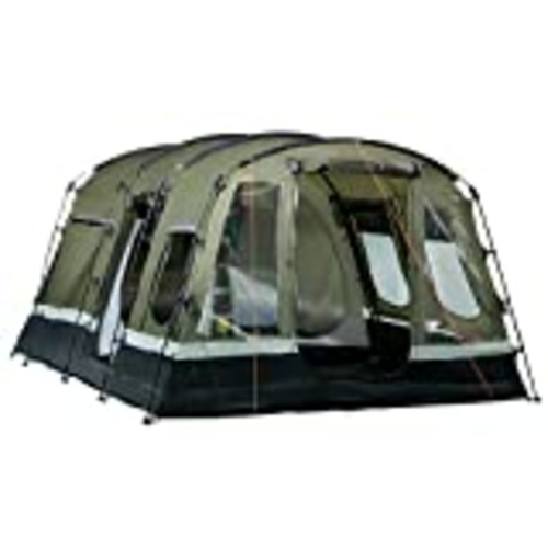 Vendo Outsunny Tienda de Campaña Familiar 6 Personas Tienda Camping Impermeable PU3000 mm con 3 Puertas 6 Ventanas Bolsillos y Bolsa de Transporte 455x320x215 cm Verde
