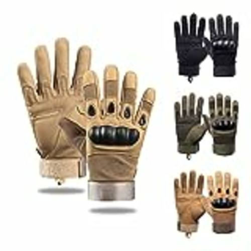 Vendo HautStore Guantes Moto Hombre, Guantes Tácticos Militares Transpirables con Protección Dedo Completo para Motocicleta, MTB, Ciclismo, Caza, Tiro, Escalada, Trabajo - Color Arena Dedo Completo L