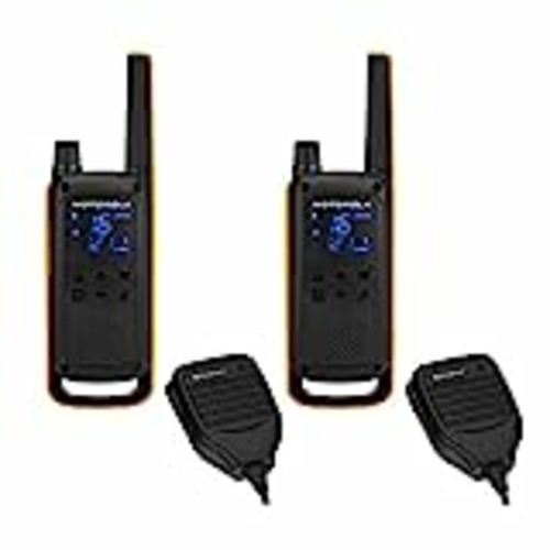 Vendo Motorola Talkabout T82 Extreme RSM –Alcance hasta 10 Km, pantalla oculta, linterna LED, Walkie Talkie, color negro y amarillo