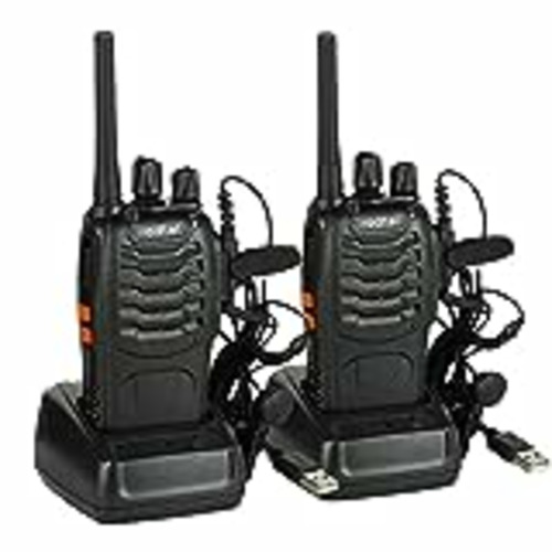 Vendo Radtel RT88 PMR446 Walkie Talkie Recargables 16 Canales Walkis Profecionales Walky Walky Radiocomunicación con Carga Tipo USB Pinganillos Antena Clip para Construccion Restaurante Supermercado