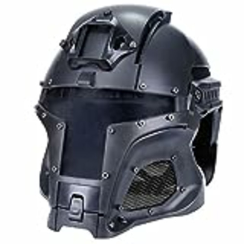 Vendo Tactical - Casco balístico Militar con raíl Lateral NVG para Transferencia de cañón de Combate del ejército, Airsoft, Paintball, máscara de Cara Completa