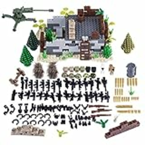 Vendo Mecotecn Juego de armas personalizadas de juguete militar de 571 piezas para mini soldado figuras bloque de construcción, compatible con LEGO (Barracks Dormitory