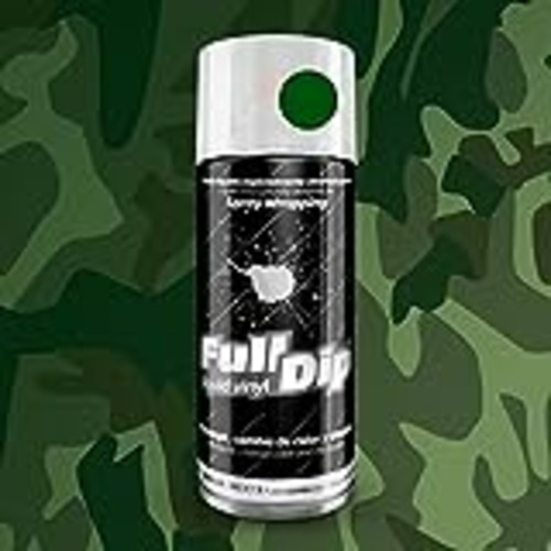 Vendo Full Dip Spray Pintura verde militar de camuflaje