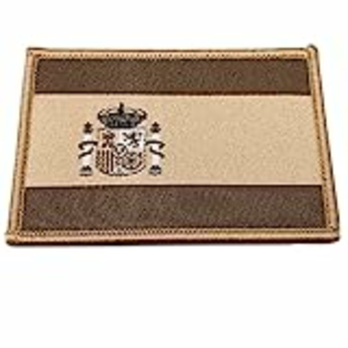 Vendo Parche Táctico Bordado Bandera España - Escudo bordado - Parche Militar - Parche Crossfit - Marrón Militar - 75 x 50 mm