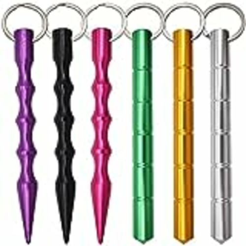 Vendo saijer Kubotan,Llavero Defensa Autodefensa con Llavero y Mango Corrugado Ergonómico Martillo Emergencia Disfrazado para Mujeres y Niños Autodefensa Escape de Emergencia Unisex Multicolor(6 Piezas)