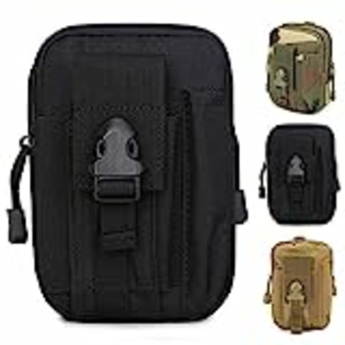 Vendo ZhaoCo Bolsa Compacta MOLLE EDC de Táctico, Bolsa de Cintura 1000D Nylon, Riñoneras para Herramientas Pequeñas de Multiusos Teléfono Móvil al Aire Libre Deportes Senderismo Camping (Negro)