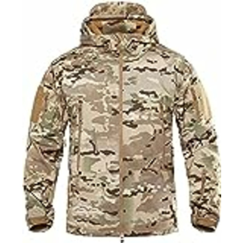 Vendo LiliChan Chaqueta Táctica Militar de Cáscara Blanda para Hombre Deportes al Aire Libre, Caza, Ejército, Abrigo Impermeable (CP, xxx-large)