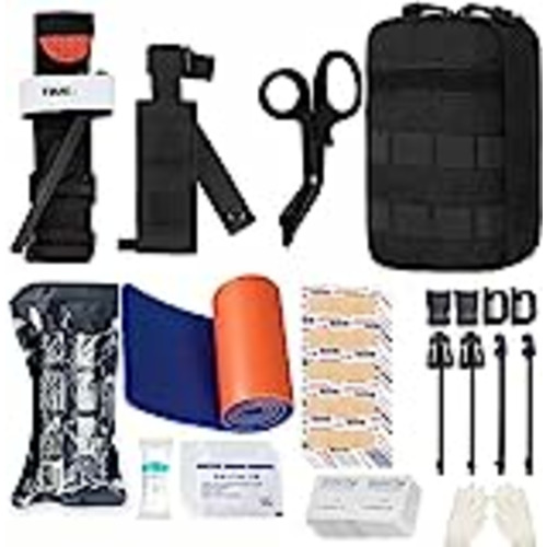 Vendo Relikee Kits de Supervivencia de Emergencia, Kit de Primeros Auxilios táctico para emergencias Militares, Bolsa Molle EMT IFAK, Kit de Control de cansancio para Acampar, Senderismo, Caza