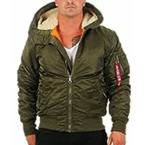 Vendo ALPHA INDUSTRIES 158104-257-S Chaqueta Bomber, Verde (Dark Green 257), Small (Tamaño del Fabricante: S) para Hombre