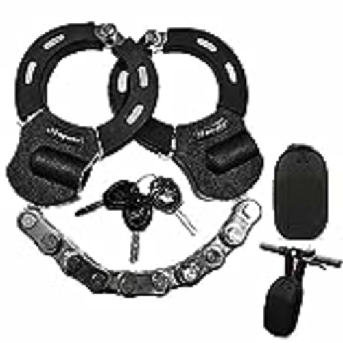 Vendo E-Scooter Lock, Bloqueo de Esposas Bloqueo de Bicicleta Bloqueo de Scooter Bloqueo de Alta Tecnología Bloqueo de Acero A3 para E-Scooter para E-Scooter Cochecito Bicicleta, Negro