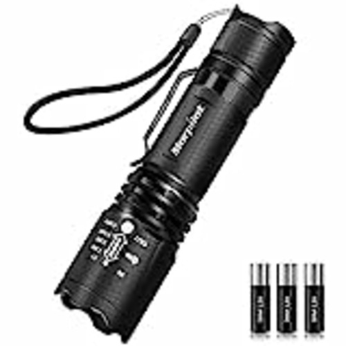 Vendo morpilot Linterna Táctica y UV 2 en 1, Linterna LED 500LM, Linterna Militar, Luz UV con 4 Modos, Zoom IN/out, 395nm, Aluminio, Anti-caída, Impermeable IPX4, 3 Baterías Incluidas
