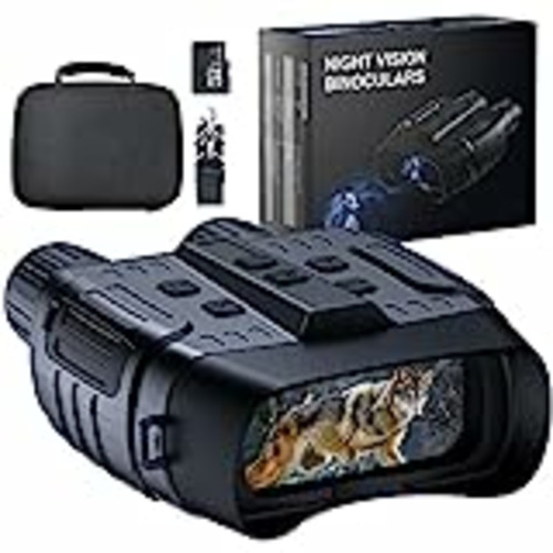 Vendo Prismaticos Vision Nocturna, TKWSER 7 Grados Infrarrojos Digitales Binoculares Visión Nocturna Militar 300M Rango para la Caza, Zoom 4X para Dia y Noche Video HD 1280x960 Foto, 2,31