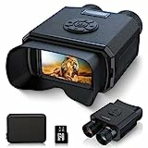Vendo Binoculares Visión Nocturna, Relassy Prismaticos Vision Nocturna y Diurna de Infrarrojos Digital 1080P FHD, 3000mAh Recargable Visor Nocturno para Caza con Zoom Digital 8X, 3.5