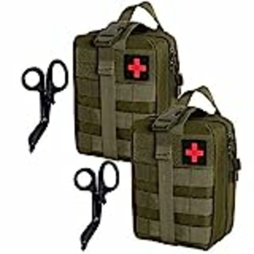 Vendo Krisvie Botiquín de Primeros Auxilios 2pcs Kit de Supervivencia con Tijeras de Gasa Botiquín de Primeros Auxilios para Coche Barco El Hogar Lugar Trabajo Mochila y Acampar Senderismo Viaje