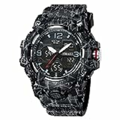 Vendo SMAEL 8008 - Reloj militar para hombre, reloj digital de cuarzo de 50 m, resistente al agua, Camuflaje Negro, Militar