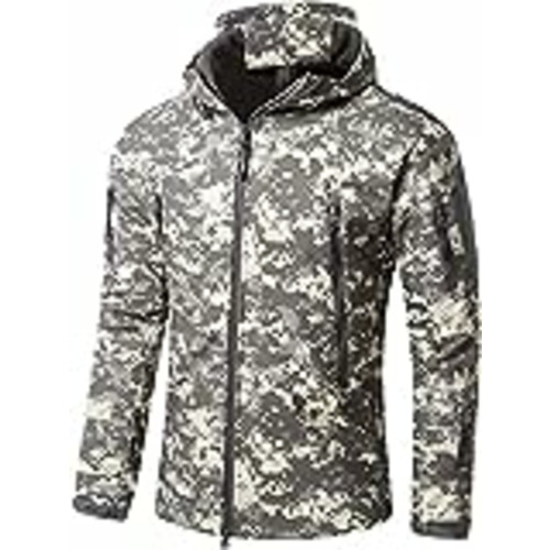 Vendo VADOOLL Chaqueta táctica para hombre Softshell Fleece con capucha Abrigo al aire libre Chaqueta cálida de invierno Chaqueta militar Softshell táctica (ACU,L)