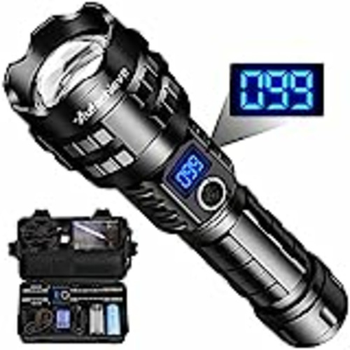 Vendo Linternas LED Alta Potencia Recargable, USB Táctica Policial Militar, XHP70 15000 Lumens Super Potente, a Pilas, Impermeable Flashlight con 5 Modos