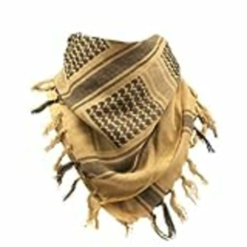 Vendo Bufanda de algodón suave Shemagh árabe sombrero de sol combate desierto Keffiyeh SAS ejército táctico militar desierto cabeza cuello abrigo máscara, Arena negra., Talla única