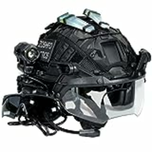 Vendo Zoshfo Conjunto de Casco Táctico Fast,Casco de Protección De Juego Militar de Caza de Tiro CS Multifunción Airsoft Paintball,con Auriculares, Gafas, Linterna, Luz De Señal, Funda para Casco,A