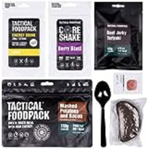 Vendo Tactical Foodpack 1 x Meal Ration Delta 341g – Alimento de emergencia para 1 persona – 5759 kJ / 1376 kcal – Resistente hasta 2030 – Alimentos de supervivencia para emergencias al aire libre