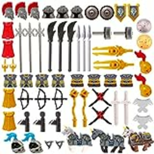 Vendo Mecotecn 66Pcs Bloques de Construcción Militares con Custom Armas y Casco para Figuras de Soldados y Mini Figuras, Compatible con Lego (Estilo Griego Antiguo)