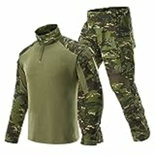 Vendo Binejolir Uniformes tácticos para hombres, conjuntos de ropa militar de camuflaje Rip-stop, traje militar, Airsoft, Paintball, Multicam, pantalón cargo, camisa de combate