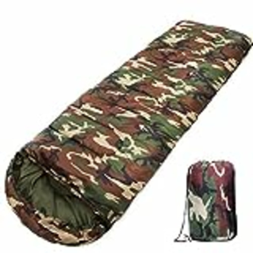 Vendo Saco De Dormir De Camuflaje Militar Dormir Caliente Bolsa Ligera Portátil a Prueba De Agua para El Campamento Itinerante De Viajes Sacos De Dormir