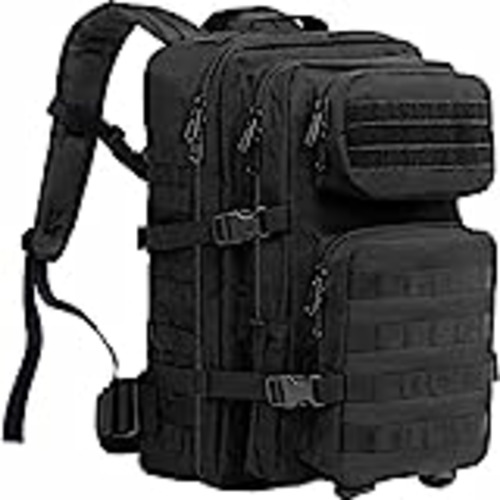 Vendo Procase Mochila Táctica Militar 40L, Paquete de Asalto MOLLE de Gran Capacidad, Bolsa de Emergencia de 3 Días para Caza Senderismo Acampada y Actividad al Aire Libre –Negro
