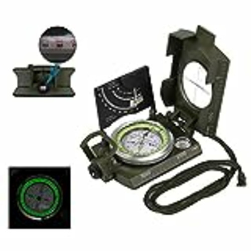 Vendo COLFULINE Brújula Profesional, Brújula de Camuflaje para Exteriores, Brújulas de Navegación Portátiles a Prueba de Agua, Brújula Militar para Acampar, Caza, Senderismo, Navegador al Aire Libre