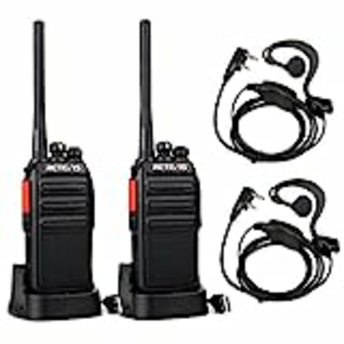 Vendo Retevis RT24 Walkie Talkie Recargable, Walkies Profesionales, PMR446 sin Licencia 16 Canales CTCSS/DCS VOX, Walkie Talkie con Cargador USB y Pinganillo, Apto para Adultos y Niños (Negro,1 Par)