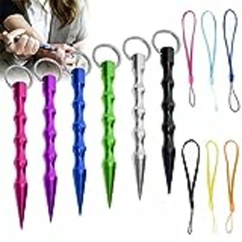 Vendo AVCXEC 6 Piezas Kubotan, Llavero Kubotan con 6 Pcs Correa, Kubotan Autodefensa, Llavero de Defensa Personal Kubotan para Mujer, Hombres Emergencias de Supervivencia Antilobo al Aire Libre (6 Colores)