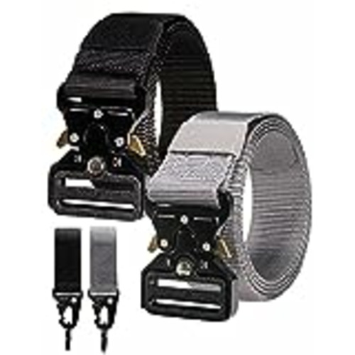 Vendo RBOCOTT Cinturón Táctico Militar Nylon Adjustable,Cinturón Automático para Hombre,Cinturones para exteriores,Cinturón de liberación Rápida,Cinturón Negro,Gris (140CM)