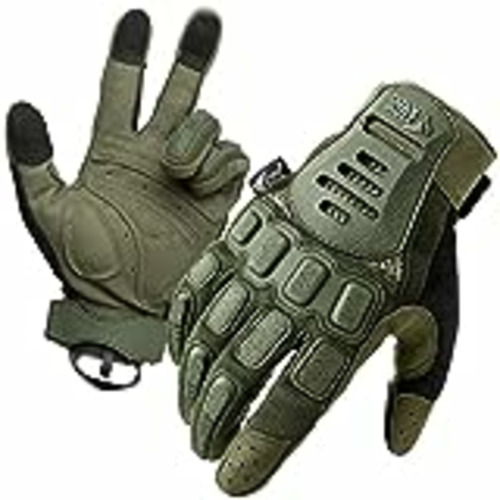 Vendo Zune Lotoo Guantes Tácticos Militar, Guantes Airsoft Compatibles con Pantalla Táctil para Hombre Mujer, Guantes Moto Verano Transpirables y Amortiguadores para Paintball Airsoft Motocross (Verde-XL)