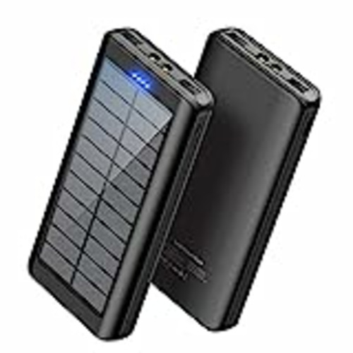 Vendo Power Bank 30000mAh Cargador Solar: Batería Externa Móvil Portátil Ultra Alta Capacidad con 2 Salidas Compatible Teléfono Móvi Tablets Smartphone