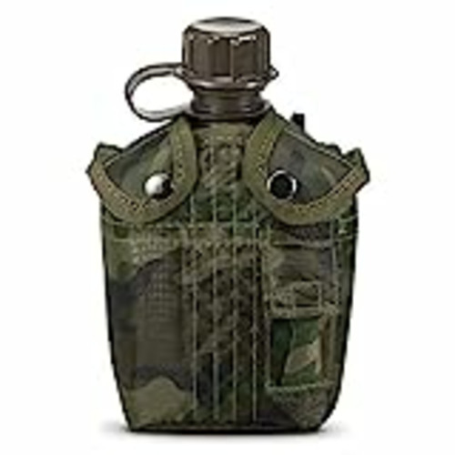 Vendo mewmewcat Botella de cantina militar al aire libre 1L Camping Senderismo Mochilero Supervivencia Botella de agua Hervidor con tapa,cantimplora