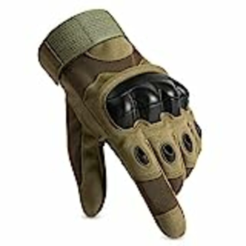 Vendo HUNTVP Militar Guantes Pantalla Táctil Tactico Guantes de Moto Hombre Guantes de Bicicleta para Deportes al Aire Libre Ciclismo Acampada Escalada, Dedo Completo - Verde M
