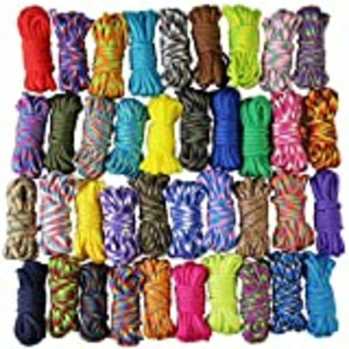 Vendo 10 Piezas Cuerda Paracord Set Ideal para el aire libre, camping, trenzar pulseras y Llavero