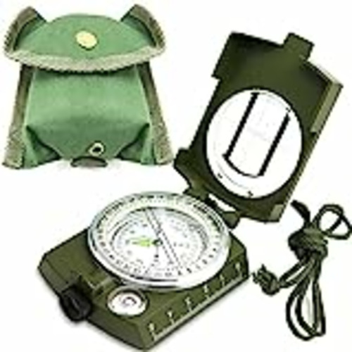 Vendo ydfagak brújula Impermeable para Senderismo, navegación Militar, brújula con Brillo en la Oscuridad, Camping, Senderismo y Otras Actividades al Aire Libre